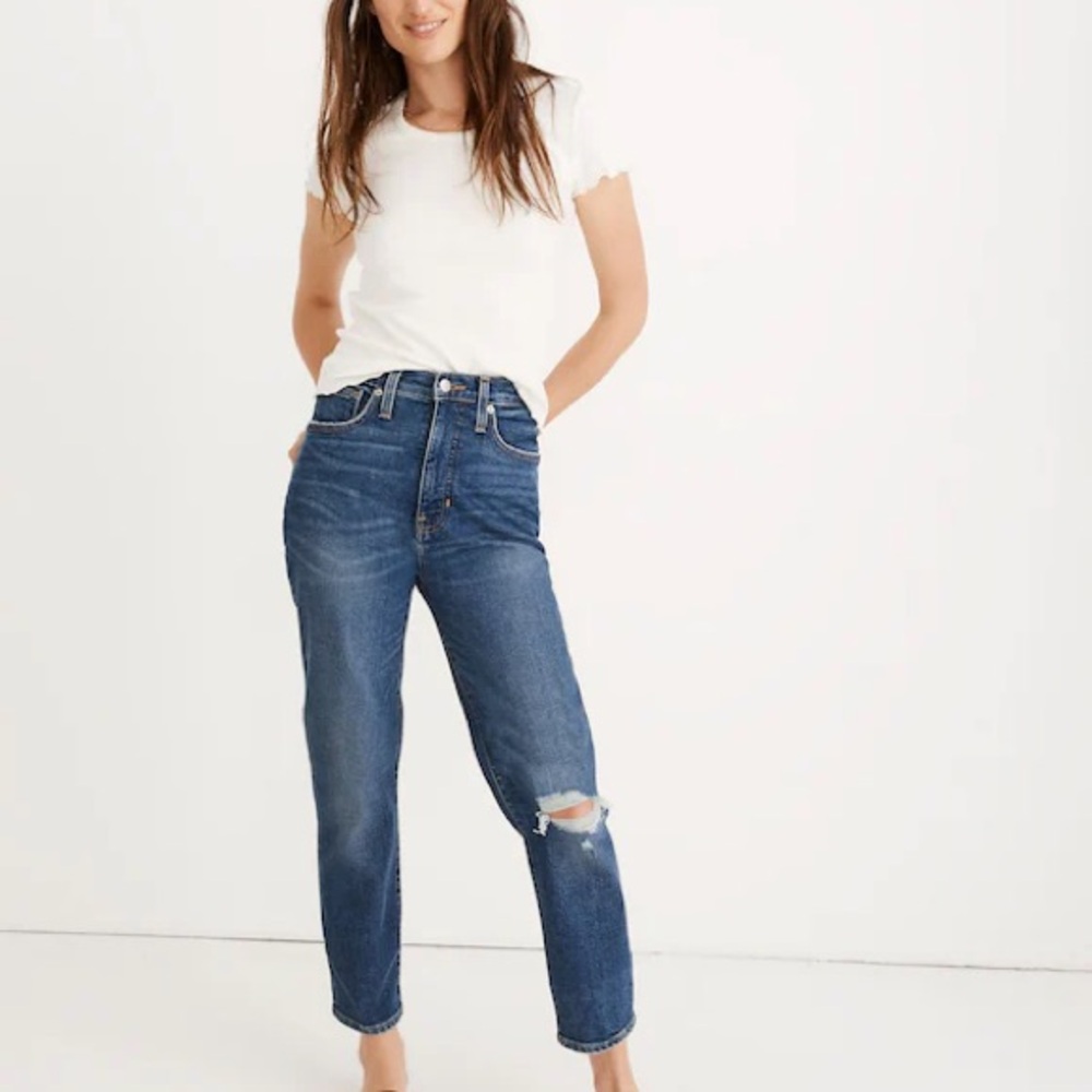 Madewell The Mom Jean size 30. Comfort Stretch Edition in excellent condition